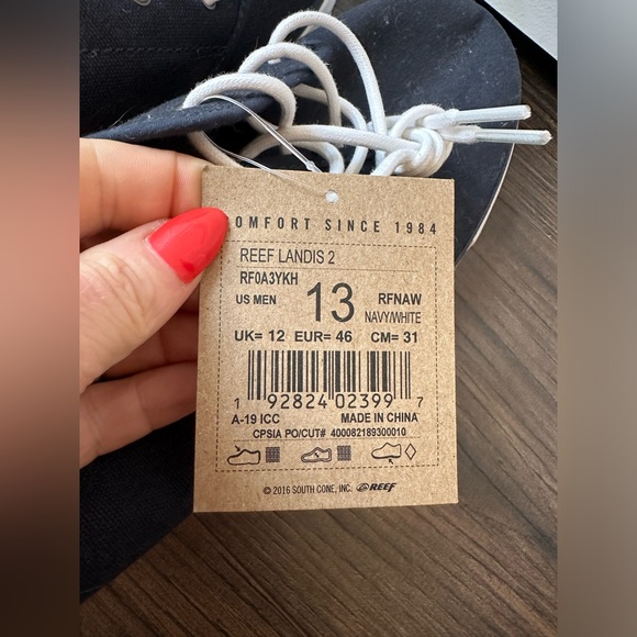 Reef Landis 2 Men’s Sneaker Navy/White NWT (Size 13) - Picture 9 of 9